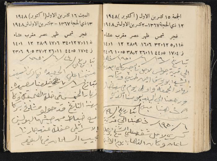 The Diaries of Fandi Mhanna, Buqei'a- Upper Galilee, 1948-1950