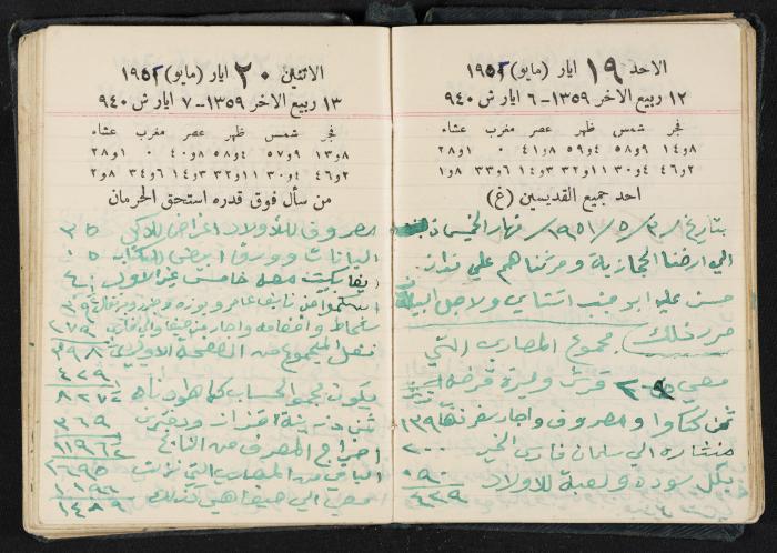 The Diaries of Fandi Mhanna, Buqei'a- Upper Galilee, 1951-1952