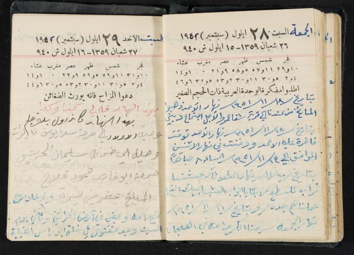 The Diaries of Fandi Mhanna, Buqei'a- Upper Galilee, 1951-1952