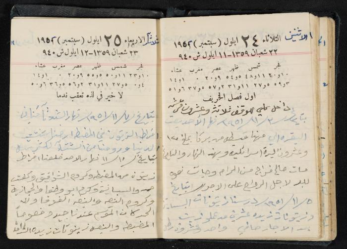The Diaries of Fandi Mhanna, Buqei'a- Upper Galilee, 1951-1952