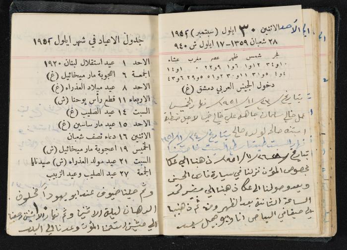 The Diaries of Fandi Mhanna, Buqei'a- Upper Galilee, 1951-1952
