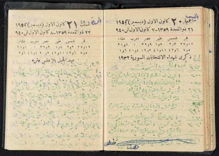 The Diaries of Fandi Mhanna, Buqei'a- Upper Galilee, 1951-1952