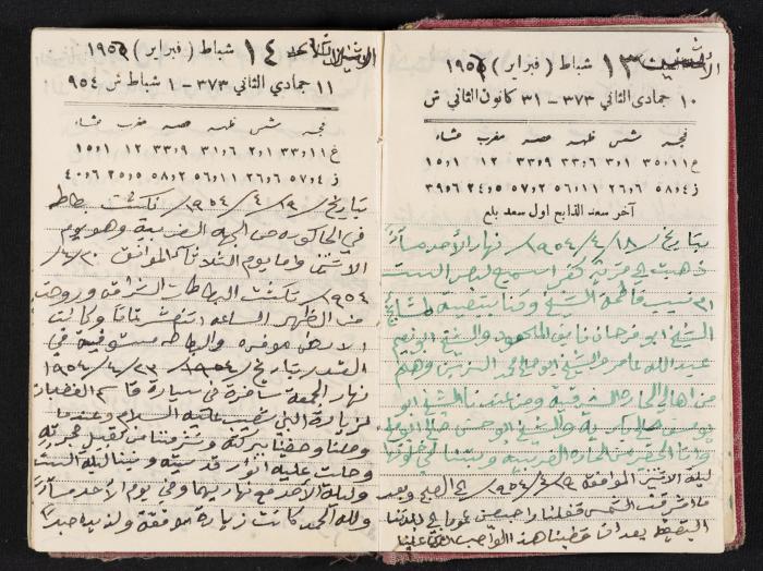 The Diaries of Fandi Mhanna, Buqei'a- Upper Galilee, 1954-1955