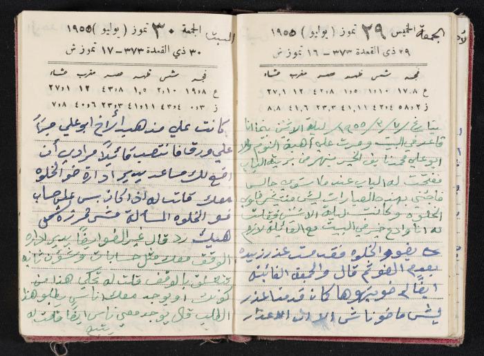 The Diaries of Fandi Mhanna, Buqei'a- Upper Galilee, 1954-1955