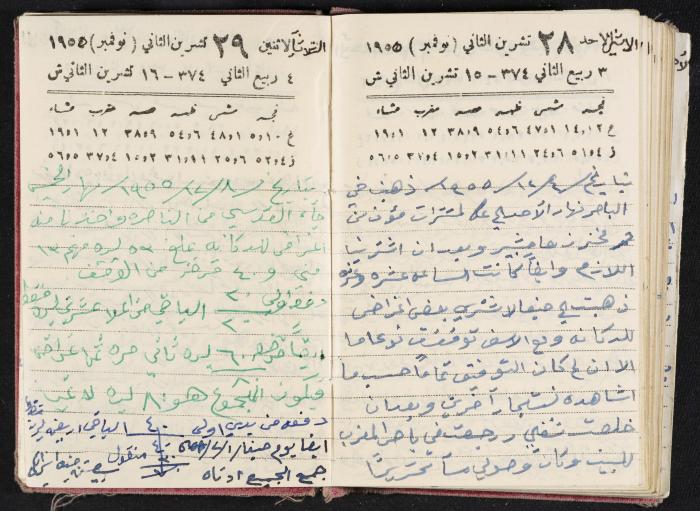 The Diaries of Fandi Mhanna, Buqei'a- Upper Galilee, 1954-1955