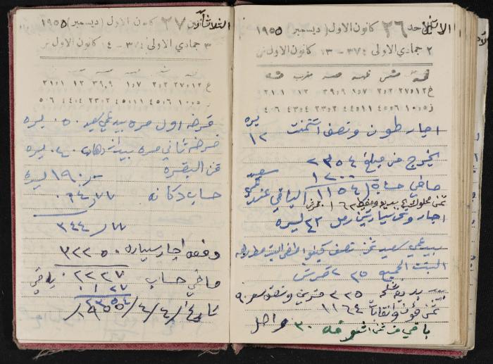 The Diaries of Fandi Mhanna, Buqei'a- Upper Galilee, 1954-1955