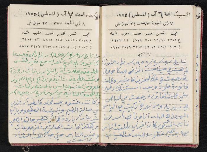 The Diaries of Fandi Mhanna, Buqei'a- Upper Galilee, 1954-1955