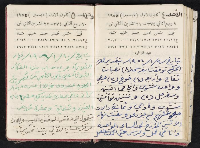 The Diaries of Fandi Mhanna, Buqei'a- Upper Galilee, 1954-1955