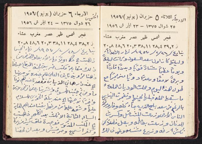 The Diaries of Fandi Mhanna, Buqei'a- Upper Galilee, 1956-1957