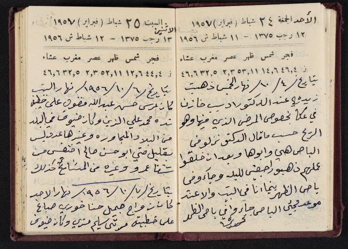 The Diaries of Fandi Mhanna, Buqei'a- Upper Galilee, 1956-1957