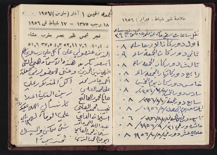 The Diaries of Fandi Mhanna, Buqei'a- Upper Galilee, 1956-1957