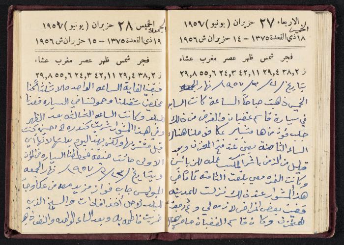 The Diaries of Fandi Mhanna, Buqei'a- Upper Galilee, 1956-1957