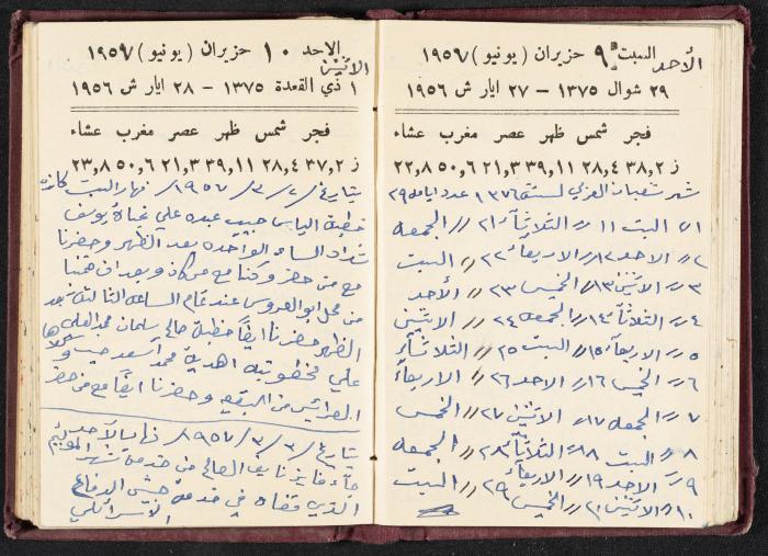 The Diaries of Fandi Mhanna, Buqei'a- Upper Galilee, 1956-1957
