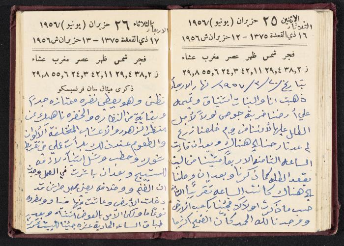 The Diaries of Fandi Mhanna, Buqei'a- Upper Galilee, 1956-1957