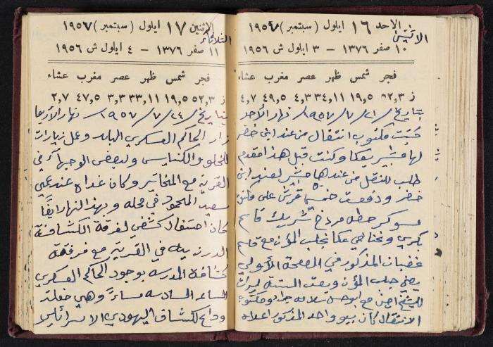 The Diaries of Fandi Mhanna, Buqei'a- Upper Galilee, 1956-1957
