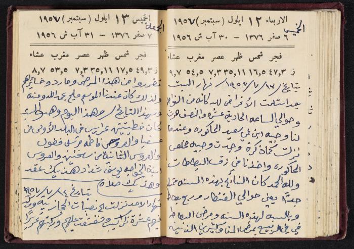 The Diaries of Fandi Mhanna, Buqei'a- Upper Galilee, 1956-1957