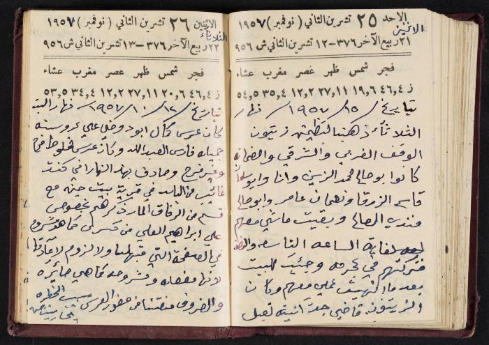 The Diaries of Fandi Mhanna, Buqei'a- Upper Galilee, 1956-1957