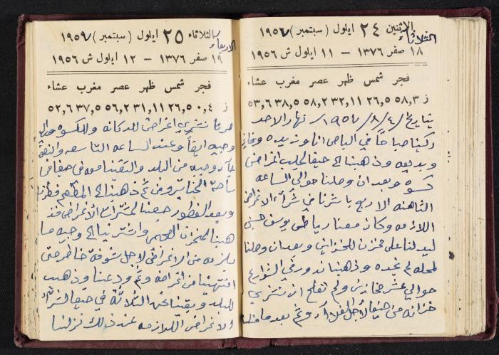 The Diaries of Fandi Mhanna, Buqei'a- Upper Galilee, 1956-1957