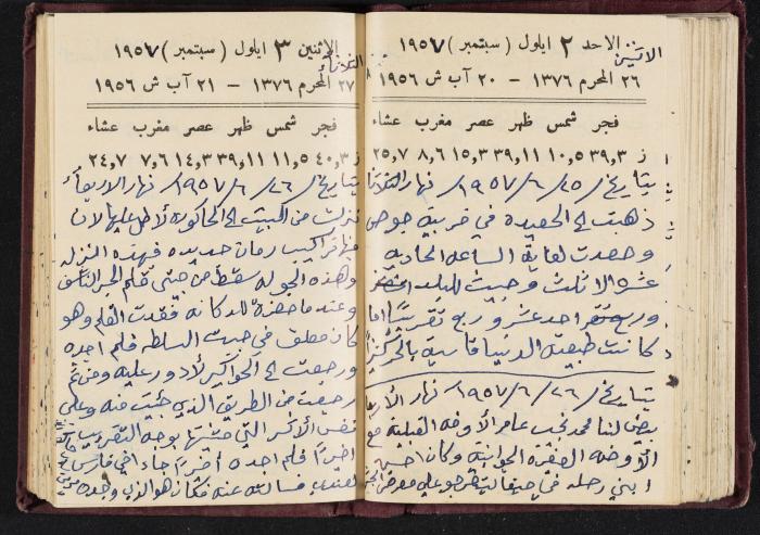 The Diaries of Fandi Mhanna, Buqei'a- Upper Galilee, 1956-1957
