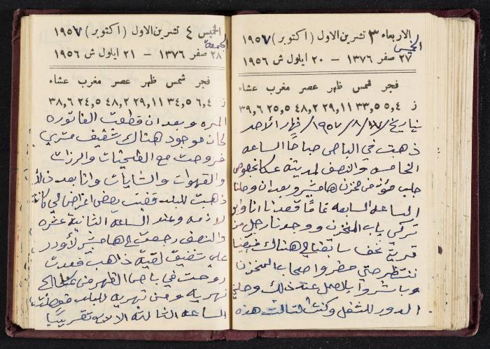 The Diaries of Fandi Mhanna, Buqei'a- Upper Galilee, 1956-1957