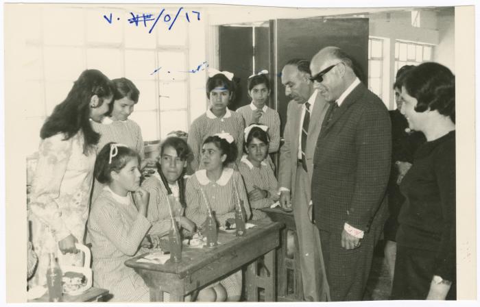حفلة تخرج الصف الثاني الإعدادي في مدرسة بنات بيرزيت، 16 أيار 1970 
