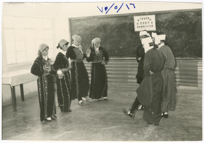 The Graduation Ceremony of the 2nd Preparatory Class at Birzeit Girls School, 16 May 1970