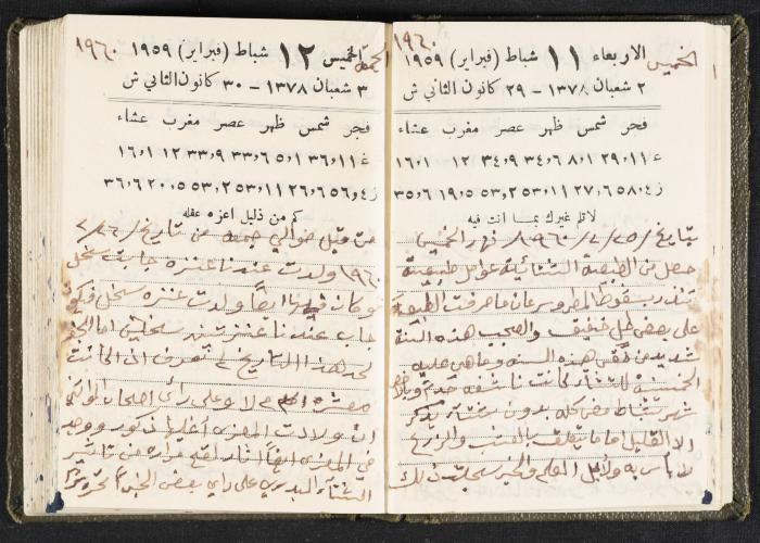 The Diaries of Fandi Mhanna, Buqei'a- Upper Galilee, 1960 and 1970 
