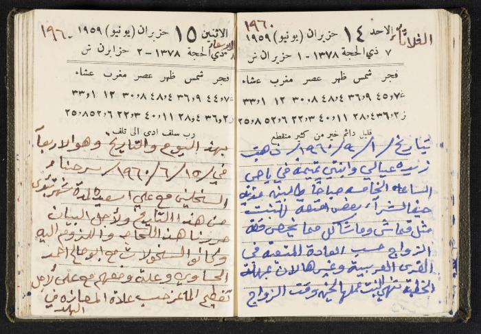The Diaries of Fandi Mhanna, Buqei'a- Upper Galilee, 1960 and 1970 