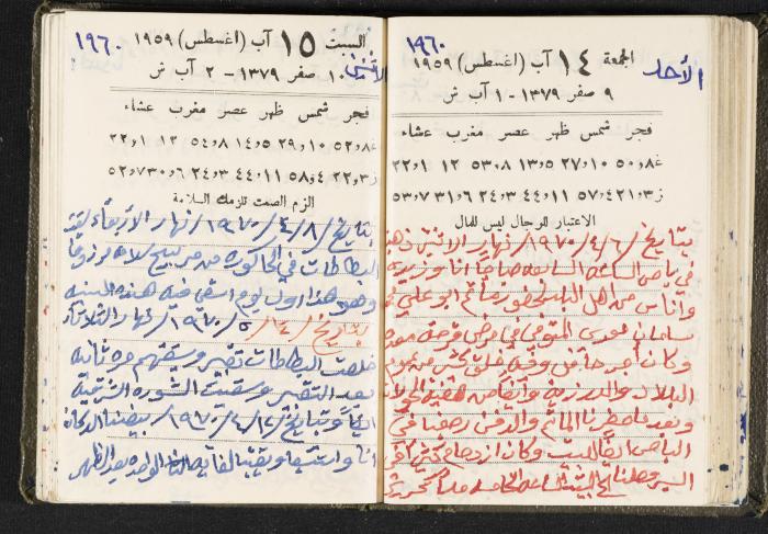 The Diaries of Fandi Mhanna, Buqei'a- Upper Galilee, 1960 and 1970 