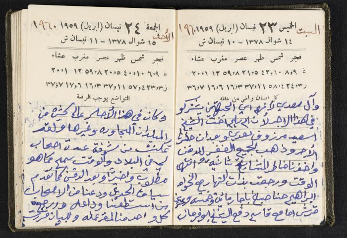The Diaries of Fandi Mhanna, Buqei'a- Upper Galilee, 1960 and 1970 