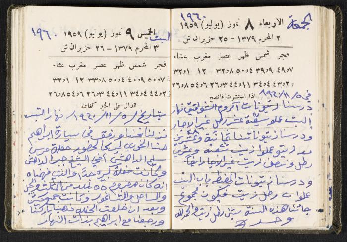 The Diaries of Fandi Mhanna, Buqei'a- Upper Galilee, 1960 and 1970 