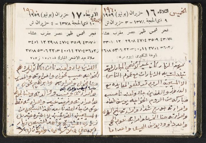 The Diaries of Fandi Mhanna, Buqei'a- Upper Galilee, 1960 and 1970 