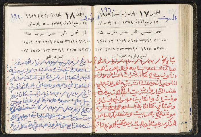 The Diaries of Fandi Mhanna, Buqei'a- Upper Galilee, 1960 and 1970 
