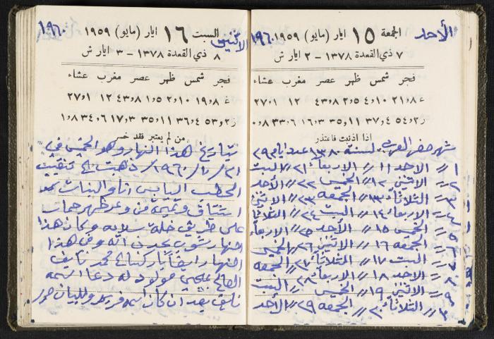 The Diaries of Fandi Mhanna, Buqei'a- Upper Galilee, 1960 and 1970 