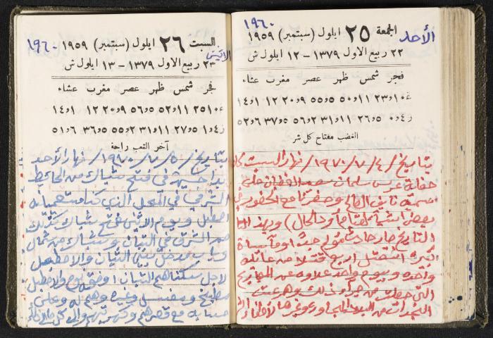 The Diaries of Fandi Mhanna, Buqei'a- Upper Galilee, 1960 and 1970 