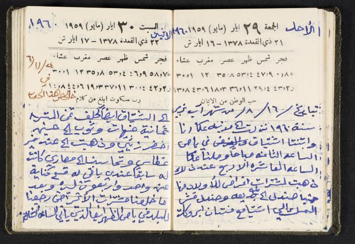 The Diaries of Fandi Mhanna, Buqei'a- Upper Galilee, 1960 and 1970 