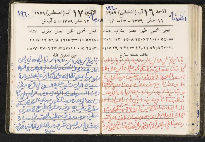 The Diaries of Fandi Mhanna, Buqei'a- Upper Galilee, 1960 and 1970 