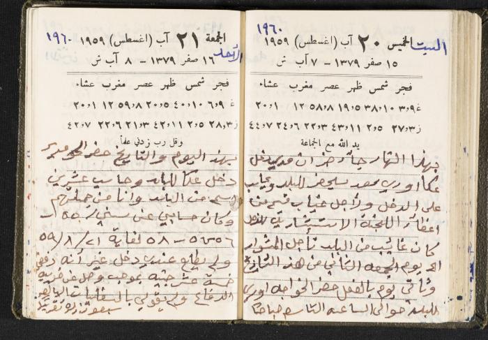 The Diaries of Fandi Mhanna, Buqei'a- Upper Galilee, 1960 and 1970 