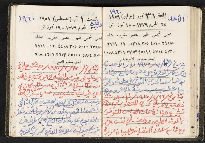 The Diaries of Fandi Mhanna, Buqei'a- Upper Galilee, 1960 and 1970 