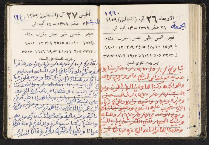 The Diaries of Fandi Mhanna, Buqei'a- Upper Galilee, 1960 and 1970 