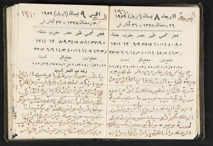 The Diaries of Fandi Mhanna, Buqei'a- Upper Galilee, 1960 and 1970 