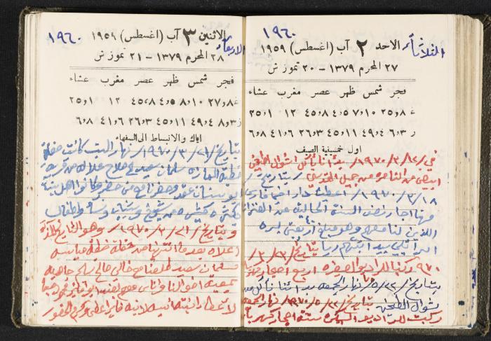 The Diaries of Fandi Mhanna, Buqei'a- Upper Galilee, 1960 and 1970 