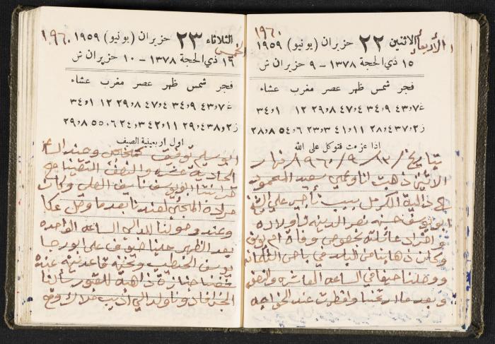 The Diaries of Fandi Mhanna, Buqei'a- Upper Galilee, 1960 and 1970 