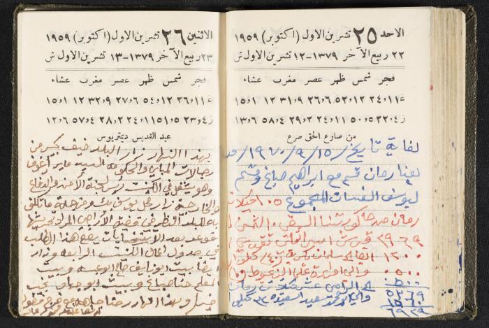 The Diaries of Fandi Mhanna, Buqei'a- Upper Galilee, 1960 and 1970 