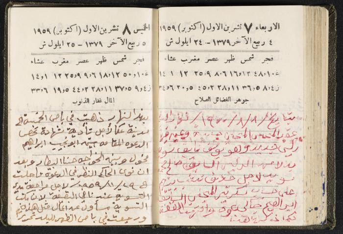 The Diaries of Fandi Mhanna, Buqei'a- Upper Galilee, 1960 and 1970 