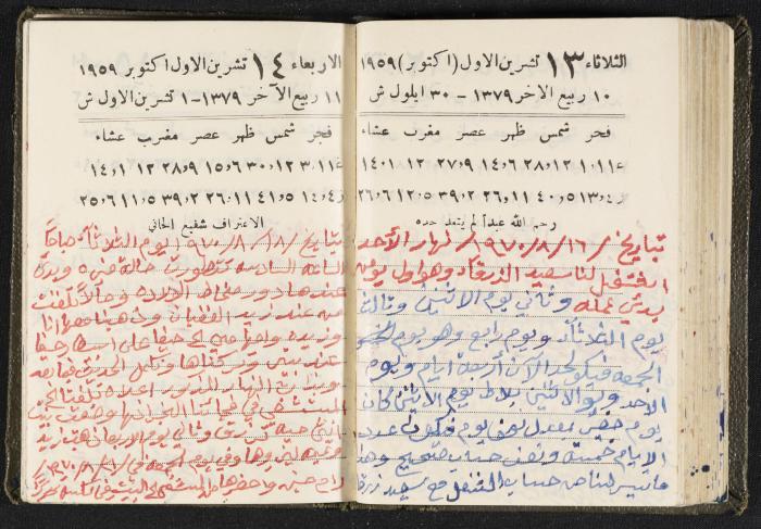 The Diaries of Fandi Mhanna, Buqei'a- Upper Galilee, 1960 and 1970 