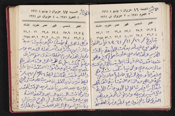 The Diaries of Fandi Mhanna, Buqei'a- Upper Galilee, the 1960s 