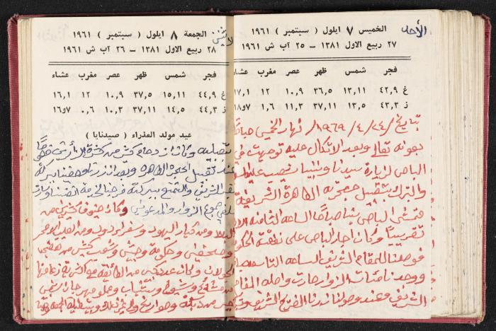 The Diaries of Fandi Mhanna, Buqei'a- Upper Galilee, the 1960s 