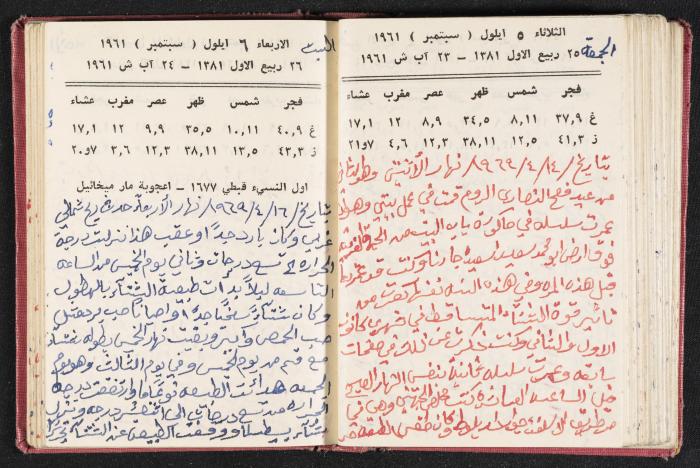 The Diaries of Fandi Mhanna, Buqei'a- Upper Galilee, the 1960s 