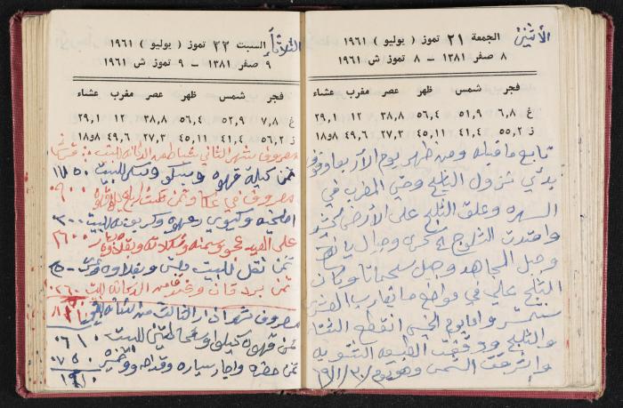 The Diaries of Fandi Mhanna, Buqei'a- Upper Galilee, the 1960s 